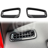 Honda Civic Carbon Fiber AC Vent Frame 2022 Luxury Cabin Accessory (2pcs)